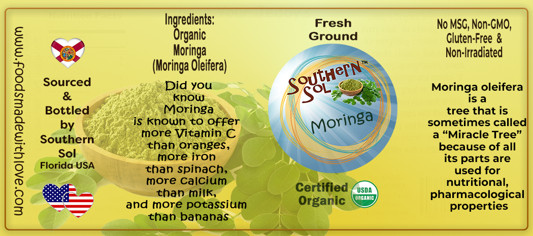 Fresh Ground Moringa - Southern Sol