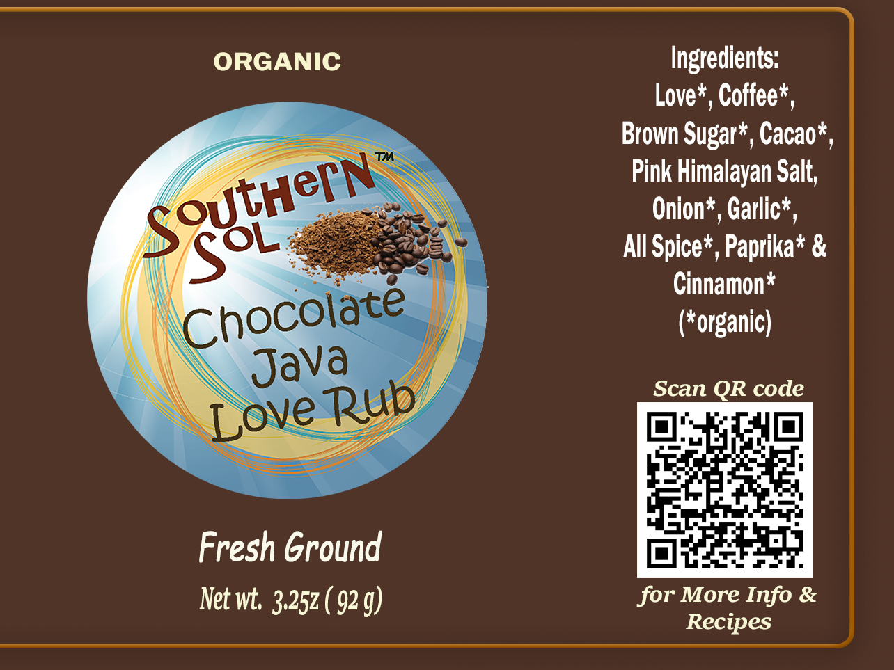 Chocolate Java Love Rub - Southern Sol