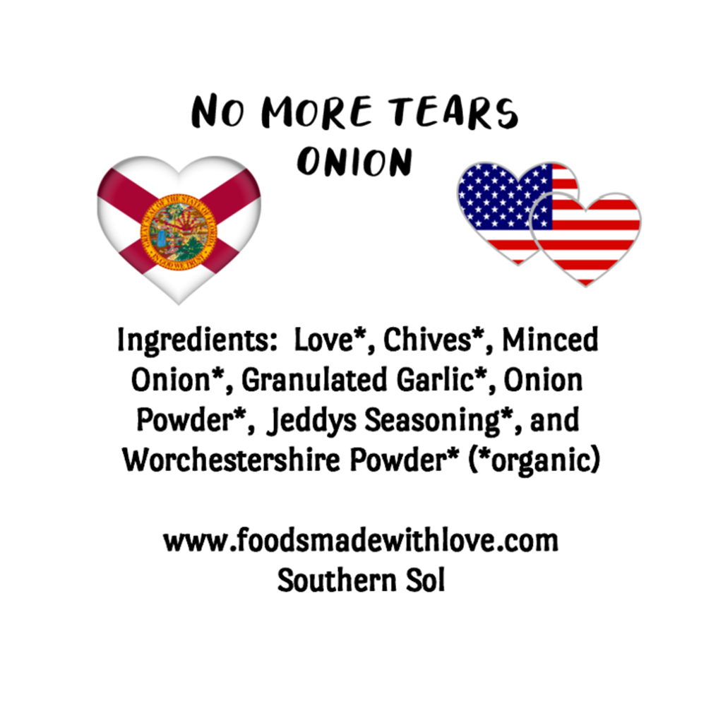 No More Tears Onion Dip & Spice Mix - Southern Sol