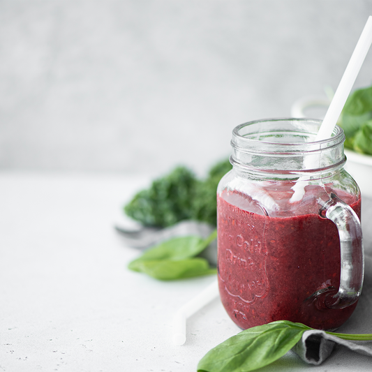 Made this super yummy smoothie and its good for gut health too!