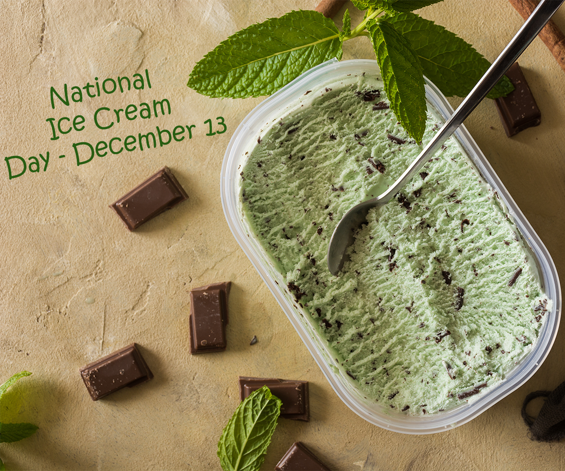 National Ice Cream Day - December 13th