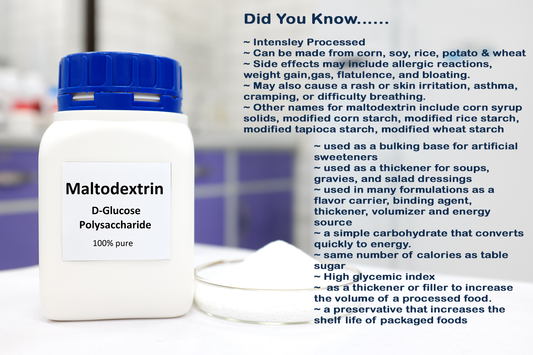 Did you know……Maltodextrin