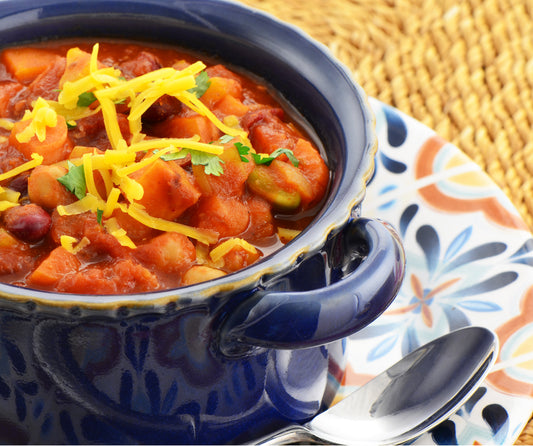 With the cold weather here...one of our favorites Sweet Potato Black Bean Chili
