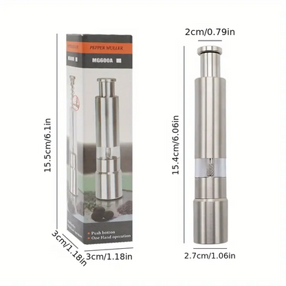 Handheld Stainless Grinder with ceramic grinding mechanism - Southern Sol