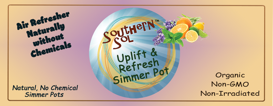 Uplift and Refresh Simmer Pot - Natural Air Freshener - Southern Sol