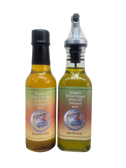 Golden Rainbow seasoning infused olive oil - Southern Sol
