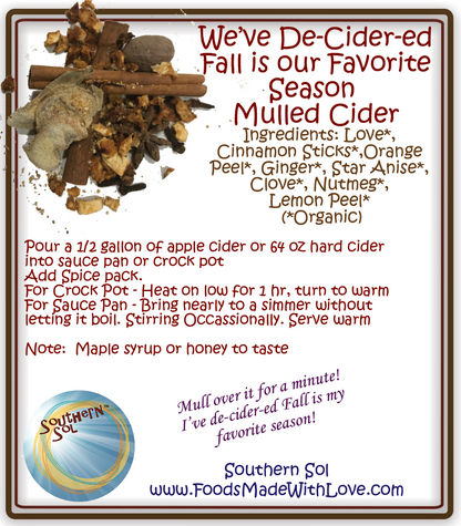 Mulling Herb Pack - Southern Sol