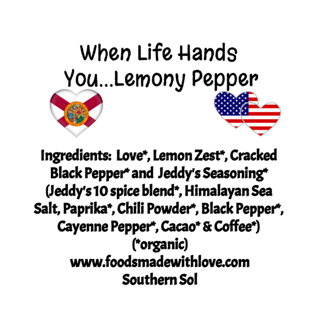 When Life Hands You Lemons...Lemony Pepper - Southern Sol