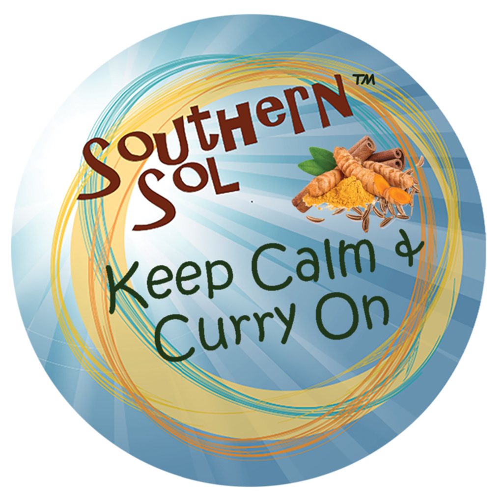 Keep Calm & Curry On Tin - Southern Sol